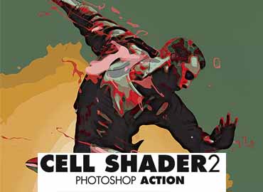 cell shader 2 photoshop action free download