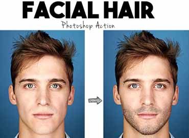 Facial Hair Photoshop Action free download – GraphicUX