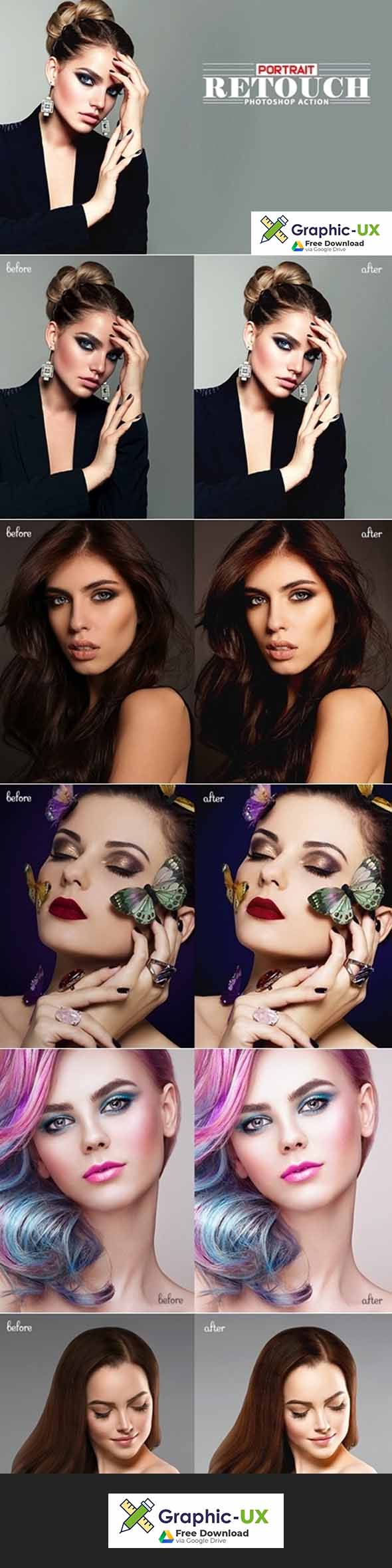 photoshop retouch actions free download