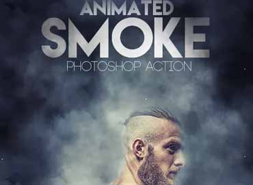 Animated Smoke Photoshop Action free download – GraphicUX