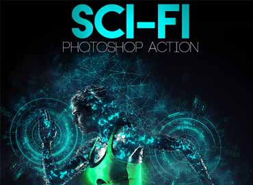 sci fi photoshop action free download