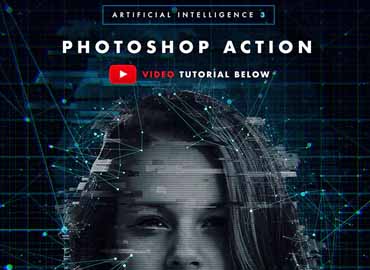 artificial intelligence 3 photoshop action free download