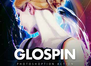 glospin photoshop action