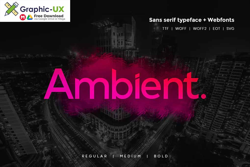 Ambient - Modern Typeface + WebFonts 