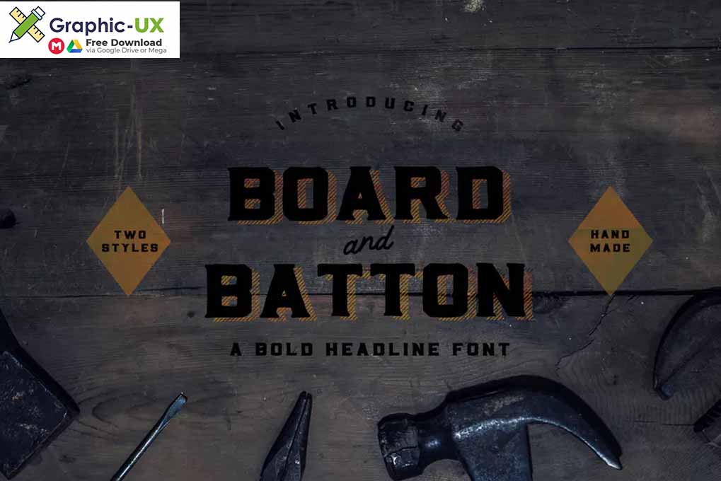 Board + Batton Font 