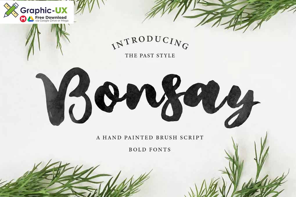 Bonsay Brush + Webfonts Fonts