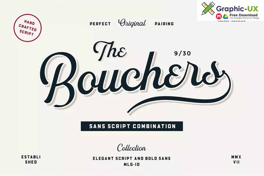 Bouchers Script Font Duo 