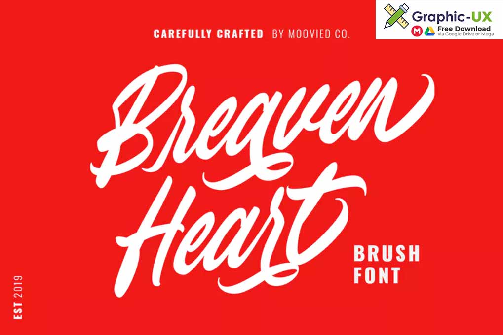 Breavenheart Script Font 