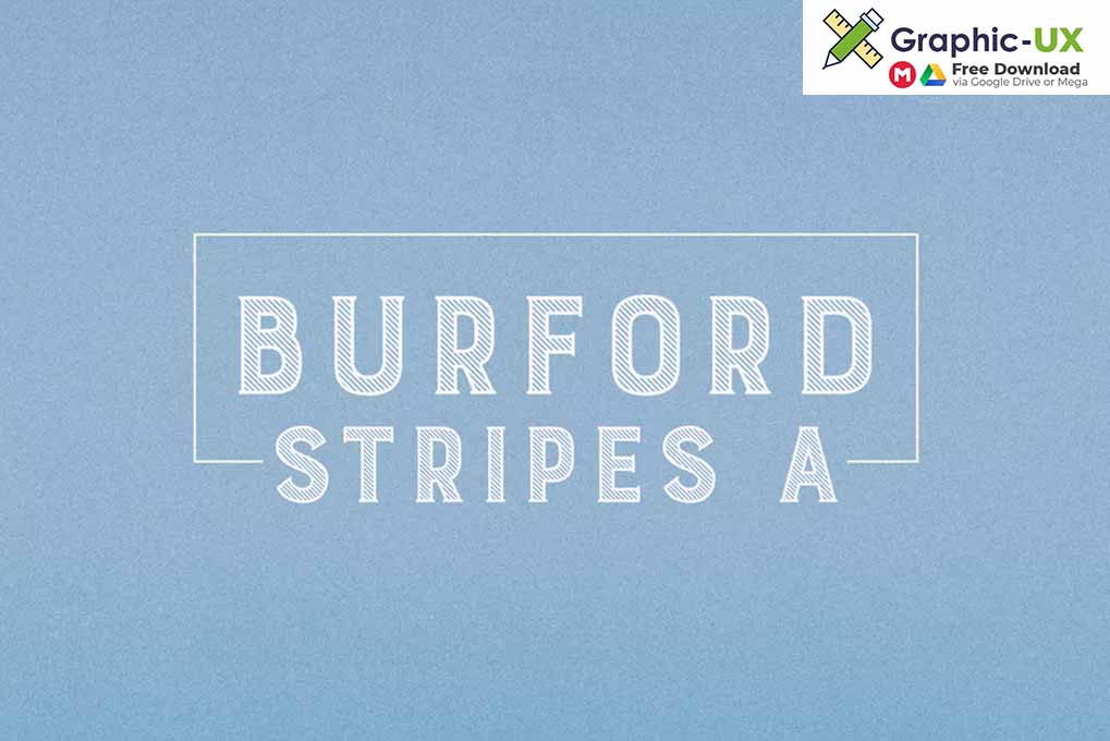 Burford Stripes A Font