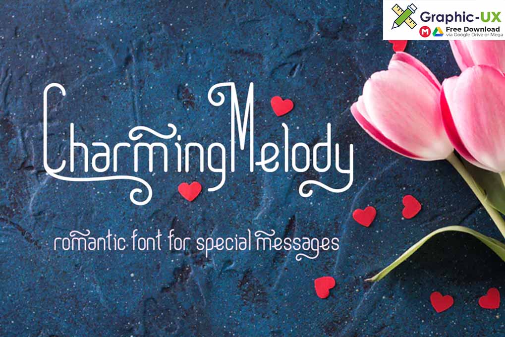 CharmingMelody| romantic curly font