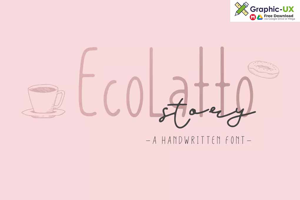 Ecolatto Story - Handwritten Duo Font