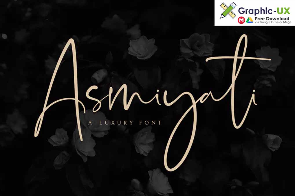 Asmiyati | A Luxury Script Font 