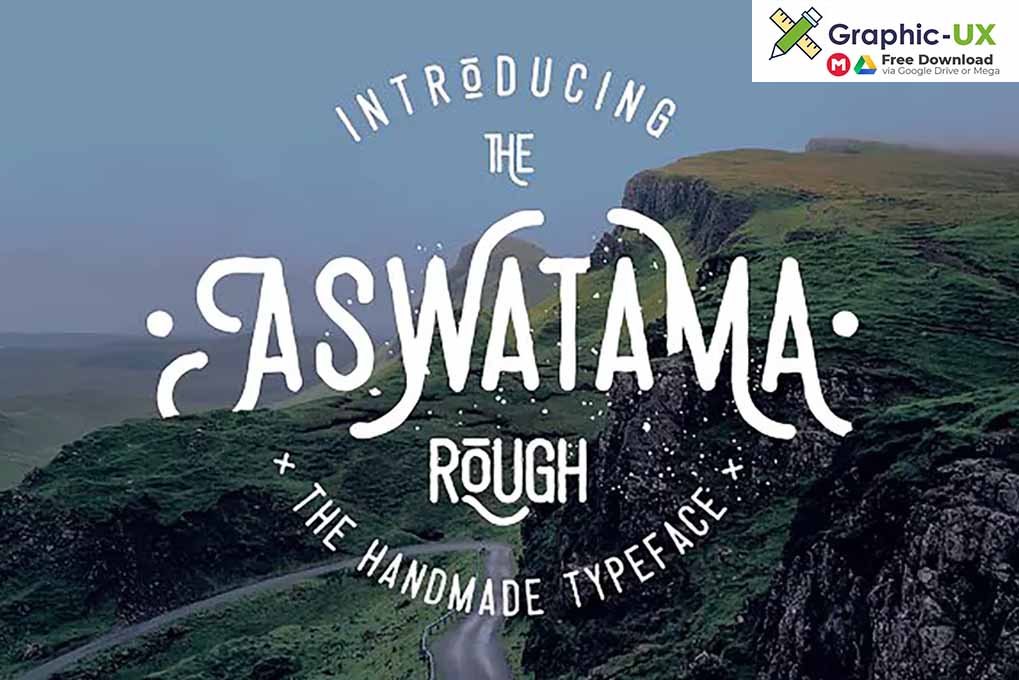 Aswatama Rough font