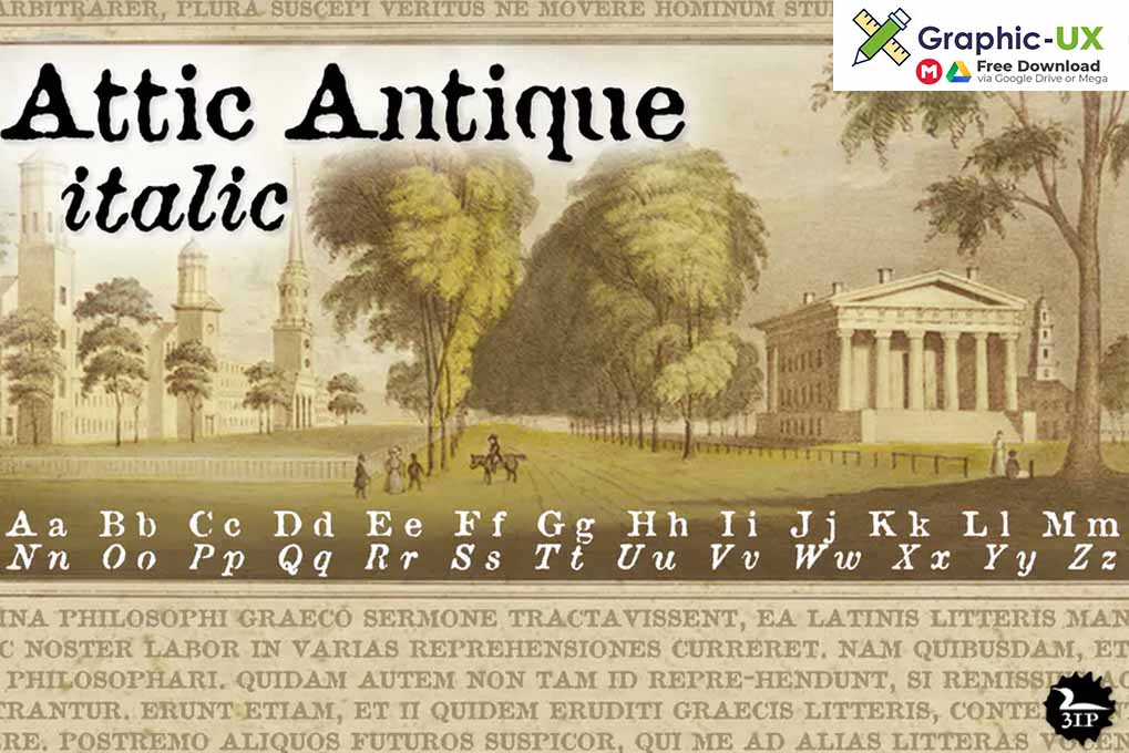 Attic Antique font 