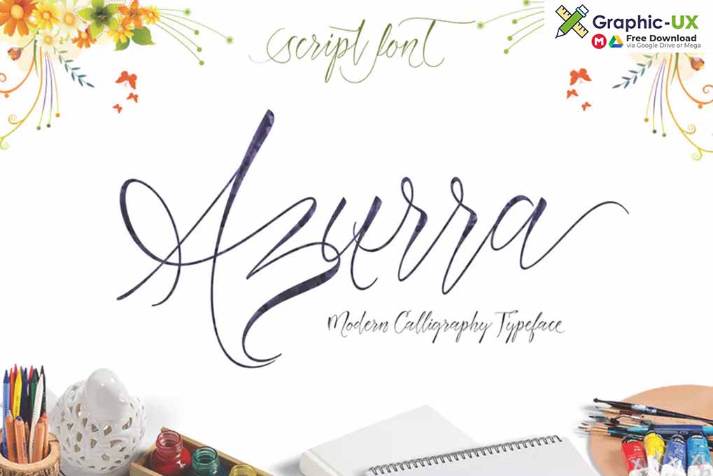 Azurra Script font