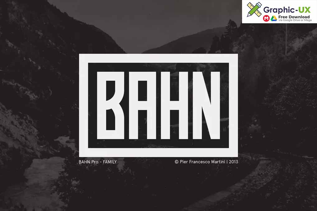 BAHN Pro - FAMILY font 