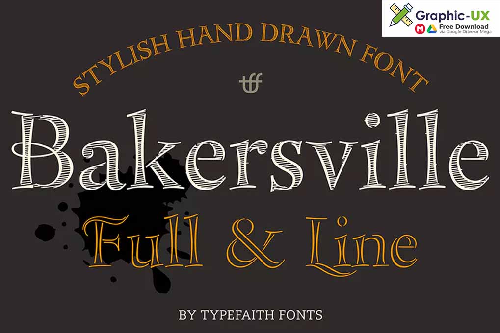 Bakersville font for 