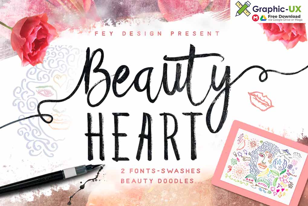 Beauty Heart Script font 