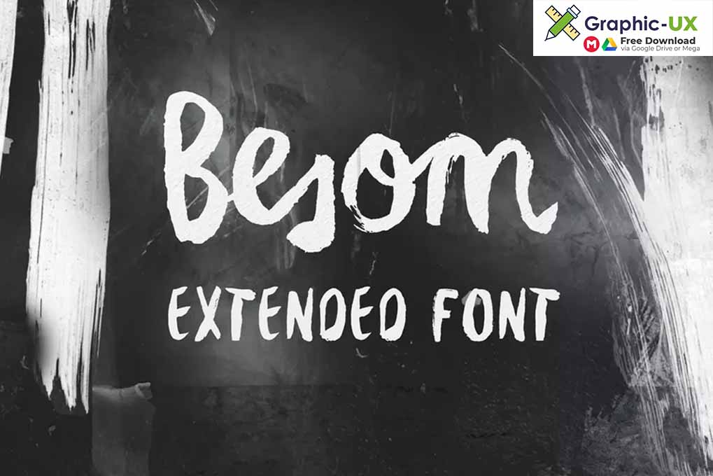 Besom Extended font