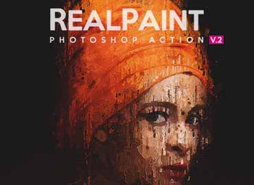 Real Paint V.2 - Photoshop Action
