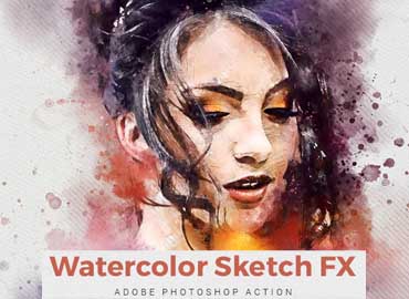 Watercolor Sketch FX - Photoshop Action
