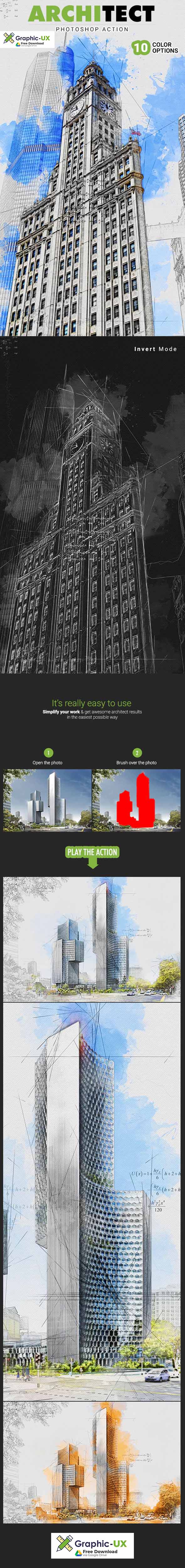 Architect Photoshop Action