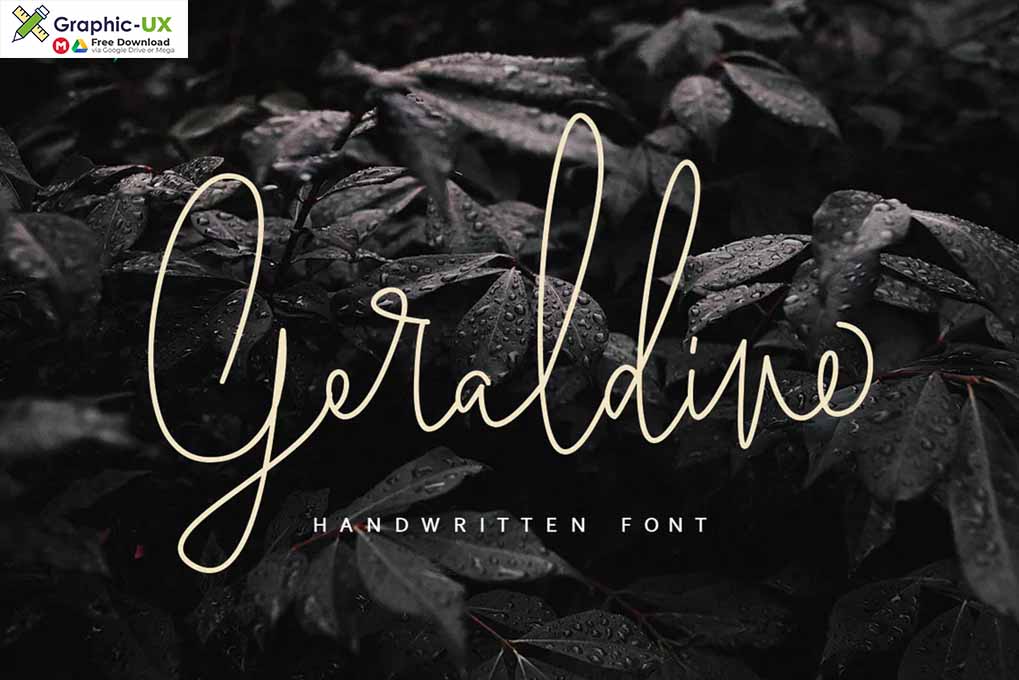 Geraldine  Handwritten Font 