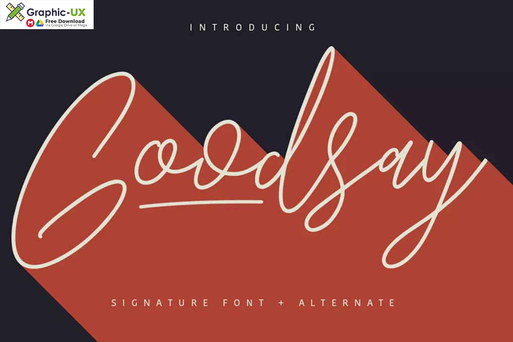 Goodsay Signature font 