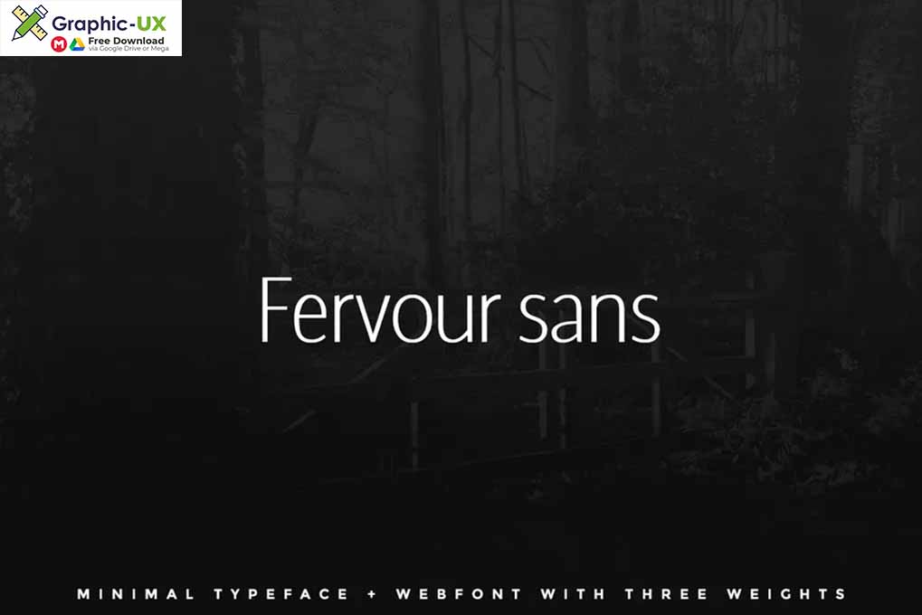 Fervour Sans Typeface + Web Fonts with 3 Weights