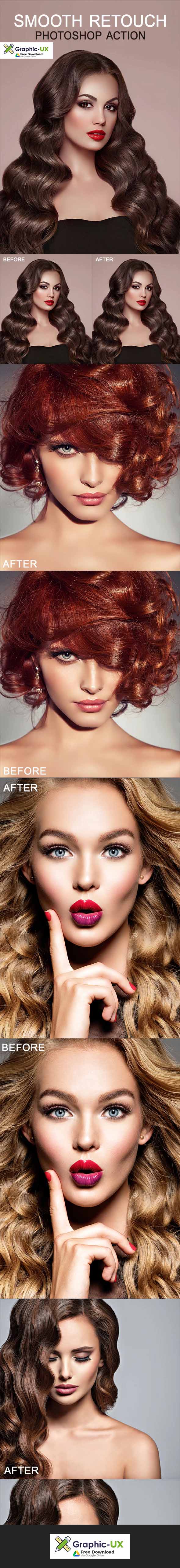 SMOOTH RETOUCH Photoshop Action