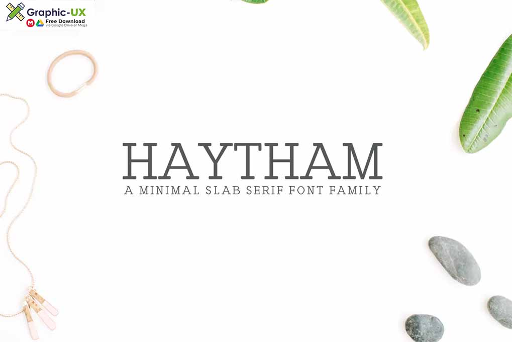 Haytham Slab Serif Fonts Packs 