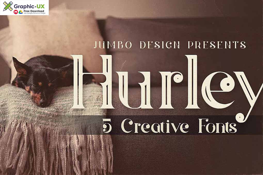 Hurley - Vintage Style Font 