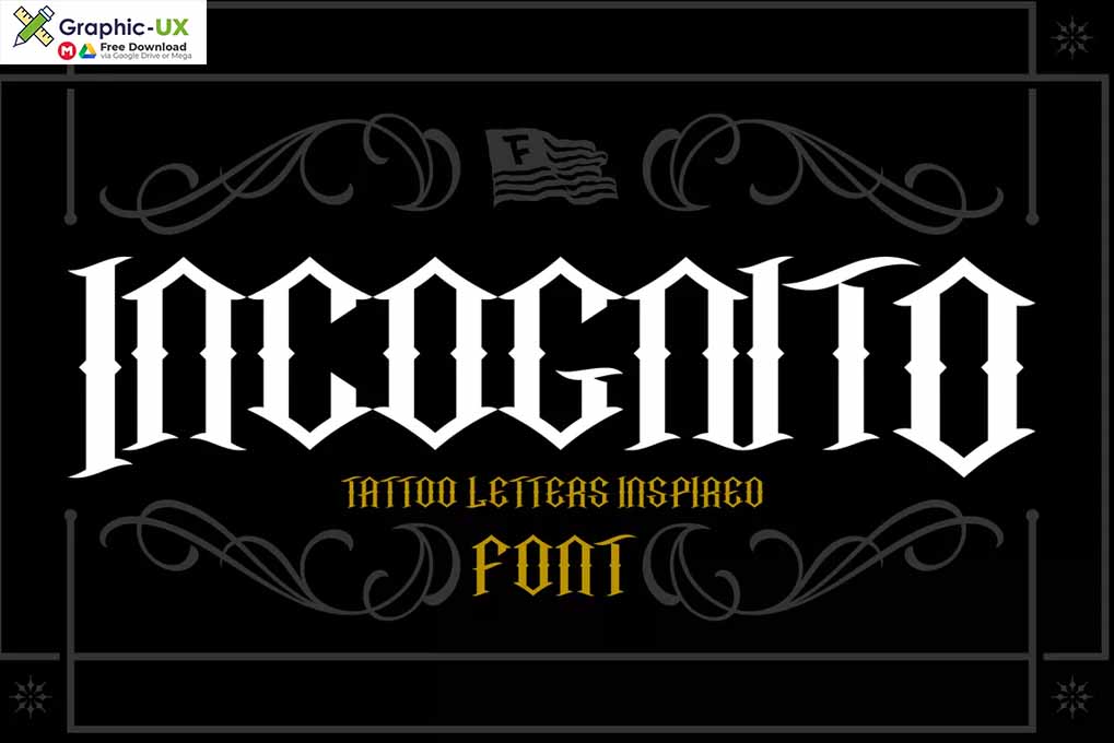 Incognito Tattoo Font 