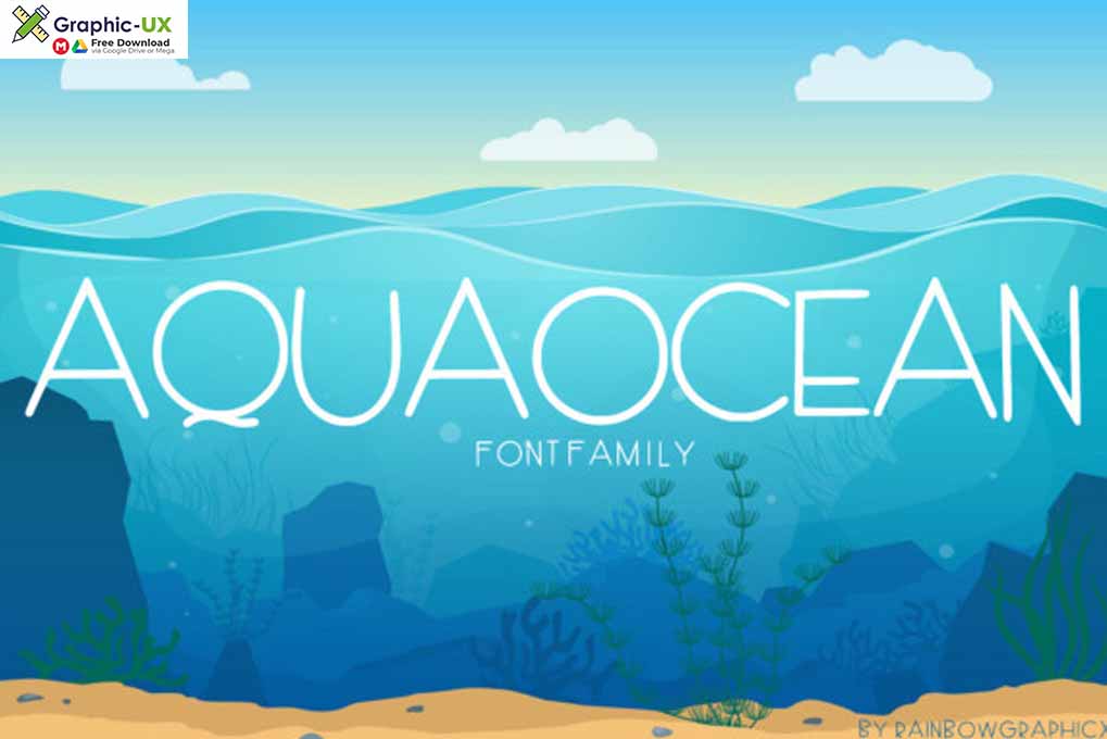  AquaOcean Font 