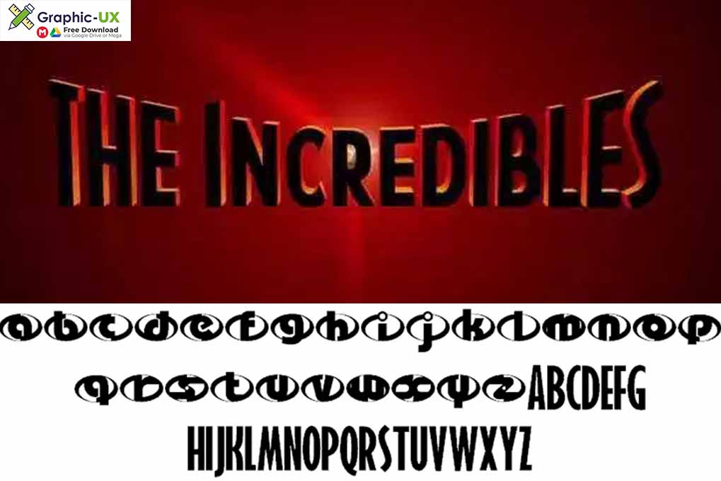 the Incredibles font 