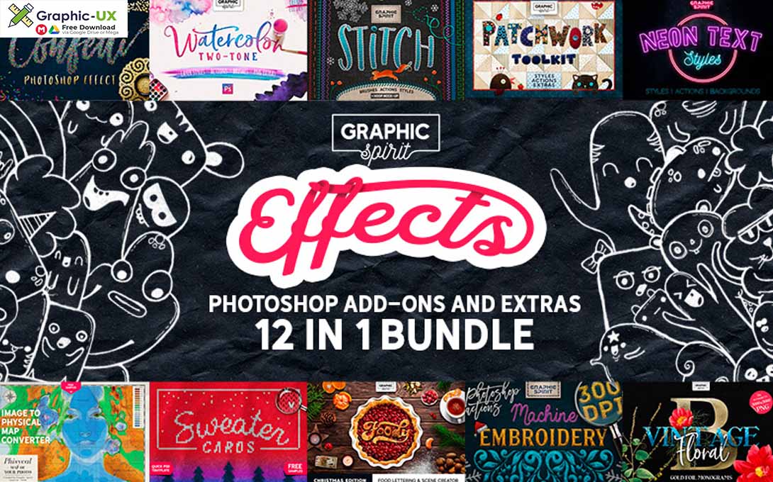 12-In-1 Photoshop Add-Ons Bundle 