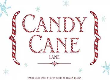 Candy Cane Font – GraphicUX