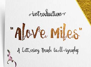 Love Mile Font
