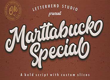 Marttabuck Script Font