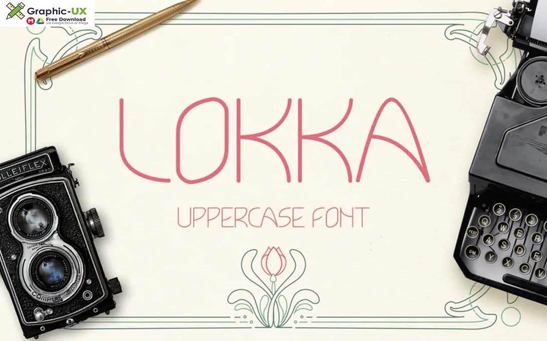 Lokka Uppercase Font