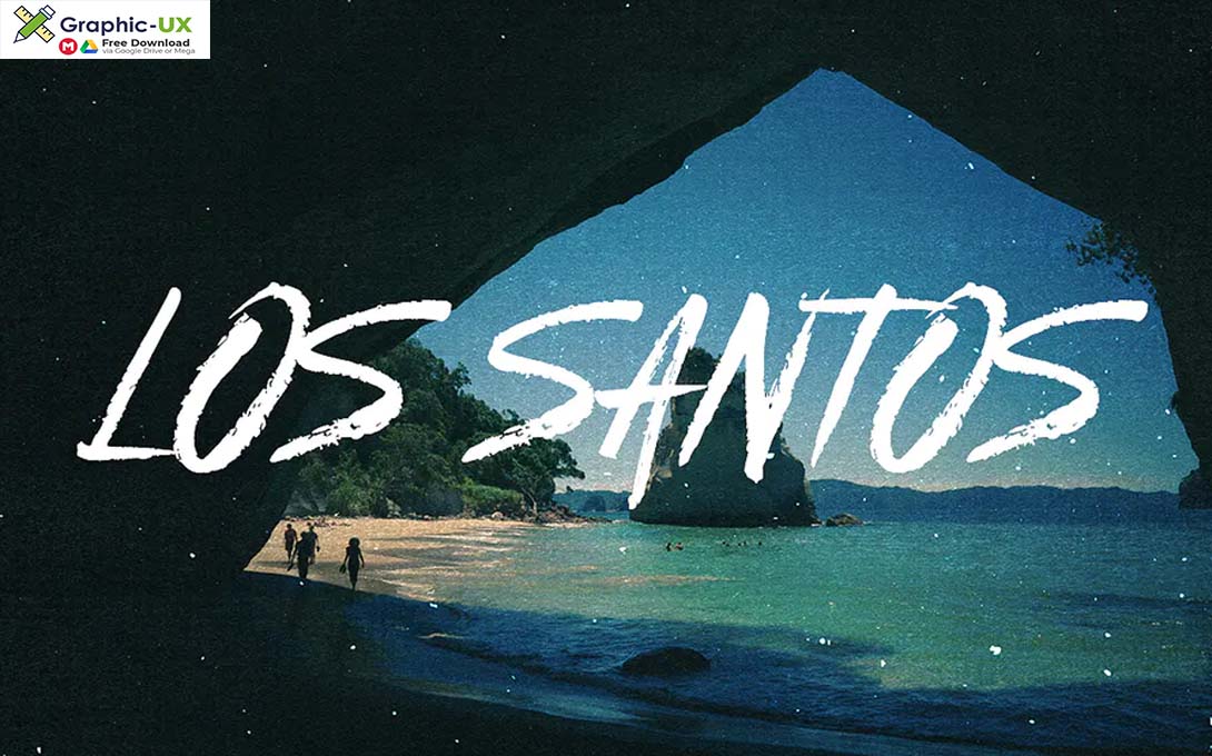 Los Santos - Typeface Font