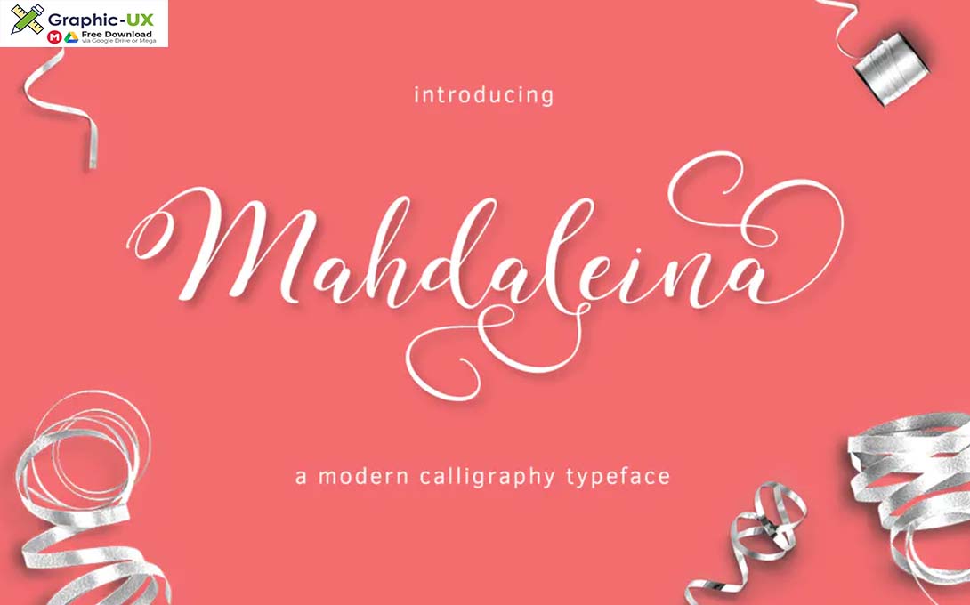Mahdaleina Typeface Font