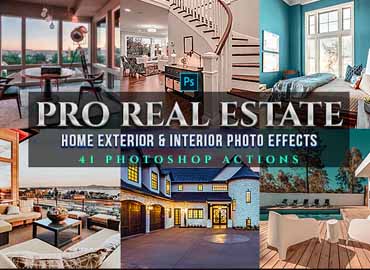 42 PRO Real Estate Photoshop Actions