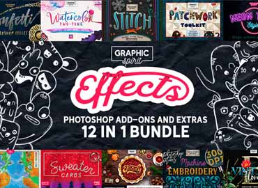 12-In-1 Photoshop Add-Ons Bundle