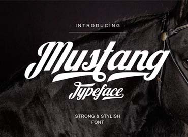 Mustang Script Font