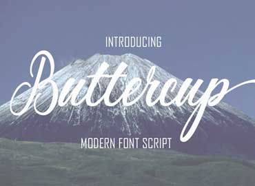 Buttercup Calligraphy Font