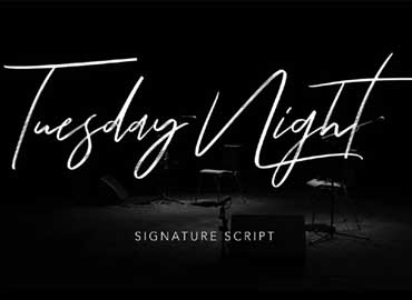 Tuesday Night Font
