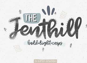 Jenthill Script Font