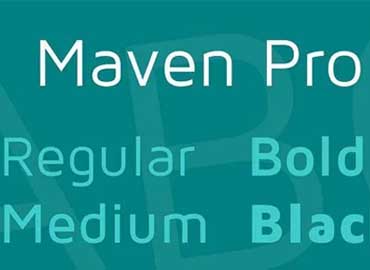 Maven Pro Font Family