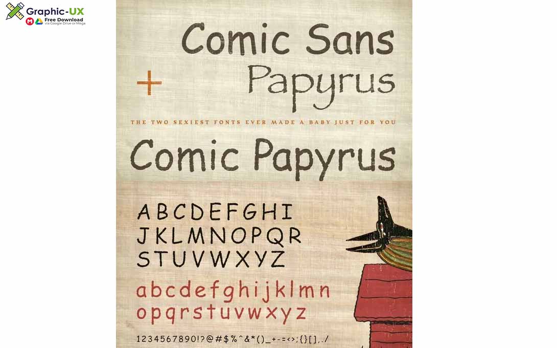 Comic Papyrus Font 